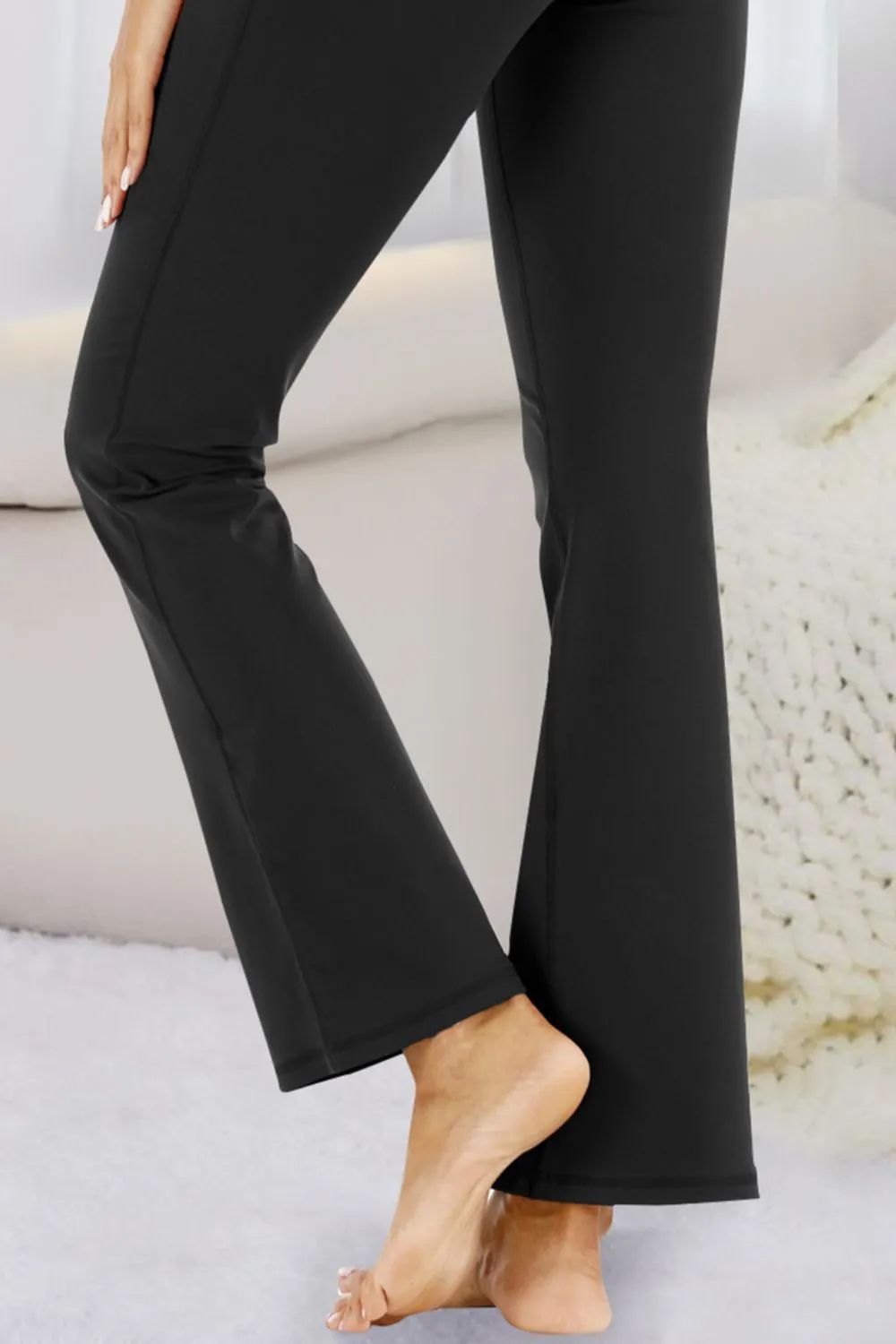 High Waist Flare Active Pants