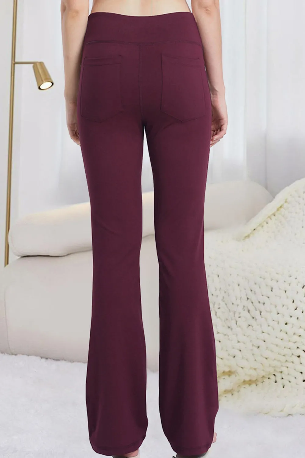 High Waist Flare Active Pants