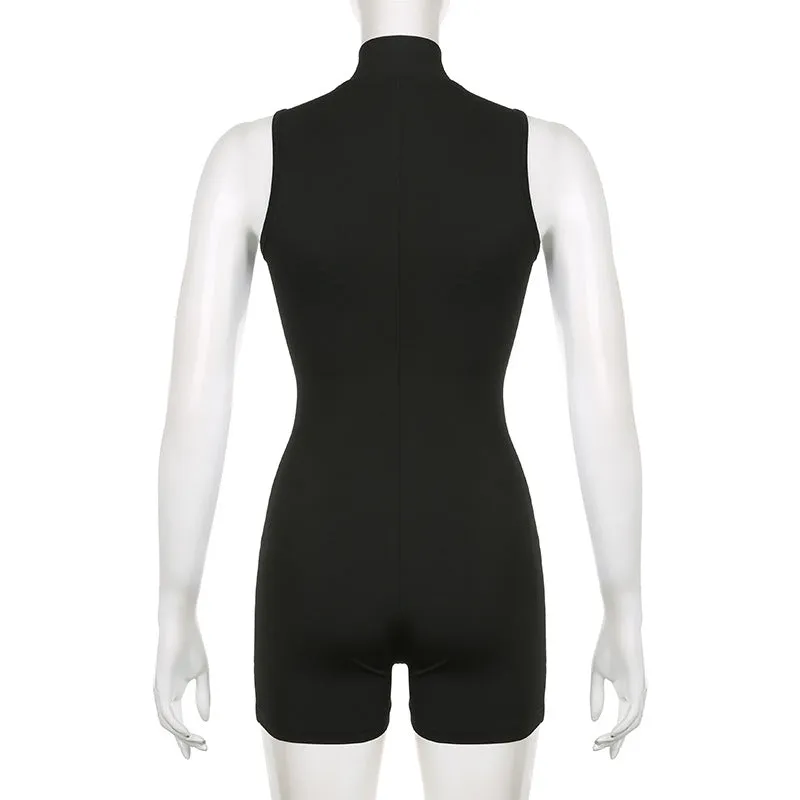 HJP1044 Solid Sports Fitness Jumpsuit