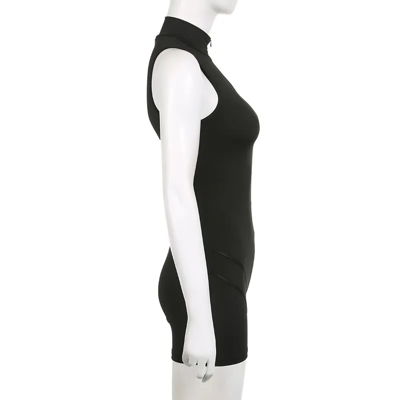 HJP1044 Solid Sports Fitness Jumpsuit