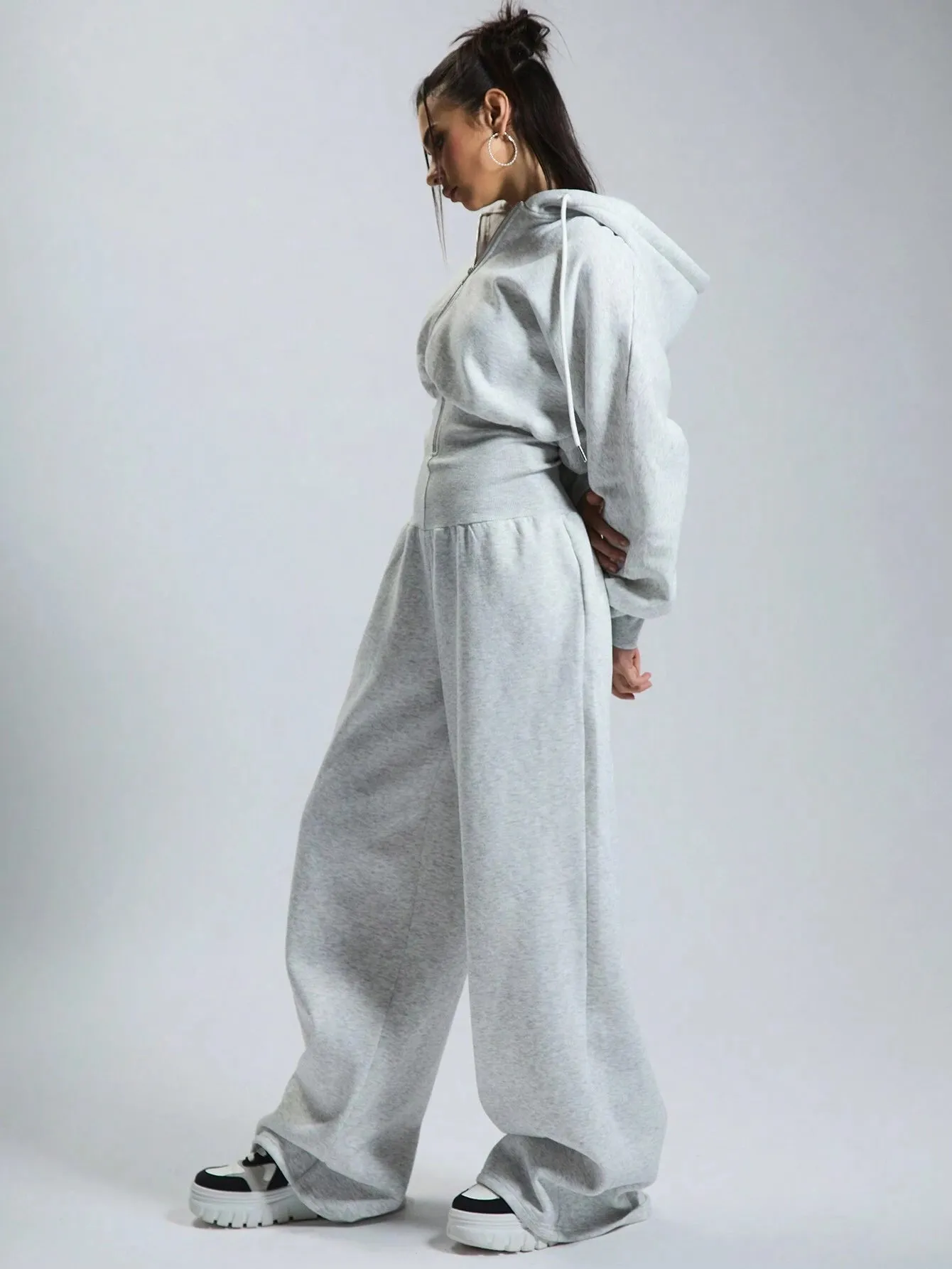 Hooded Zip Through Jumpsuit FW24