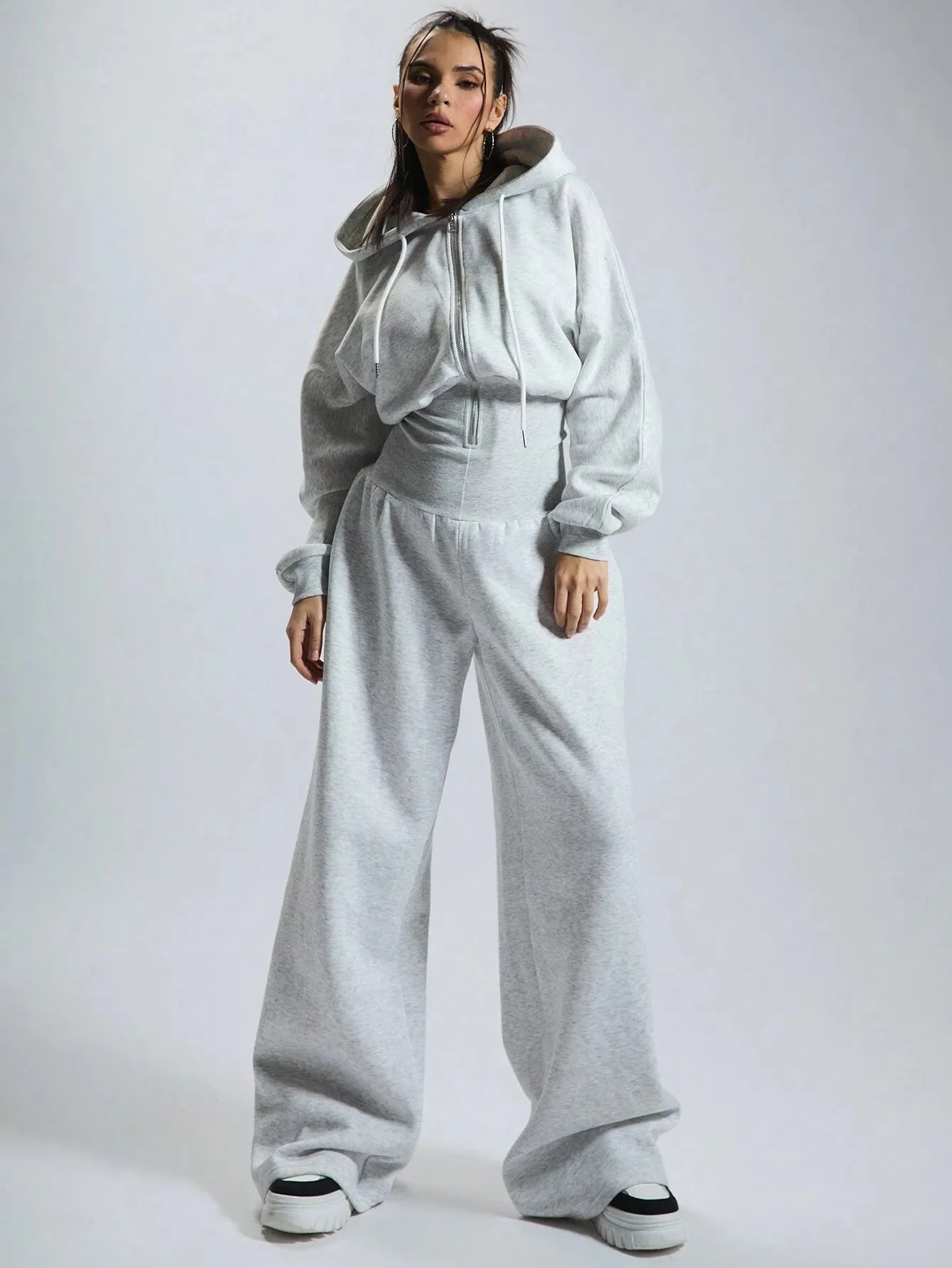 Hooded Zip Through Jumpsuit FW24