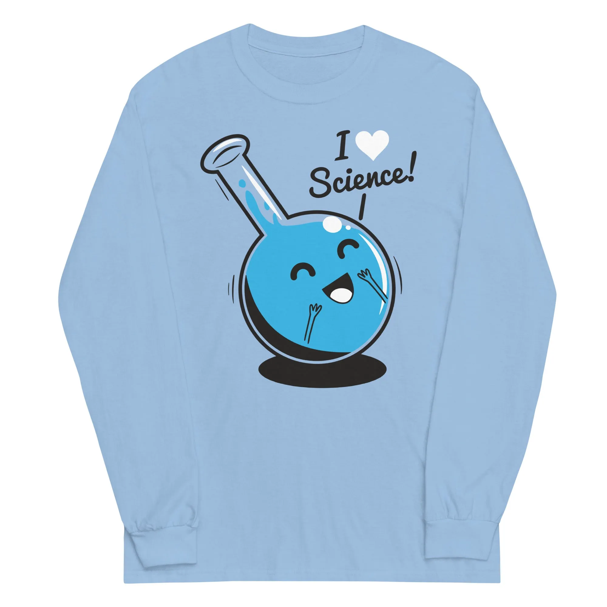 I Heart Science Unisex Long Sleeve Tee