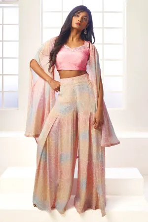 Indo-Western Cape & Pant Set