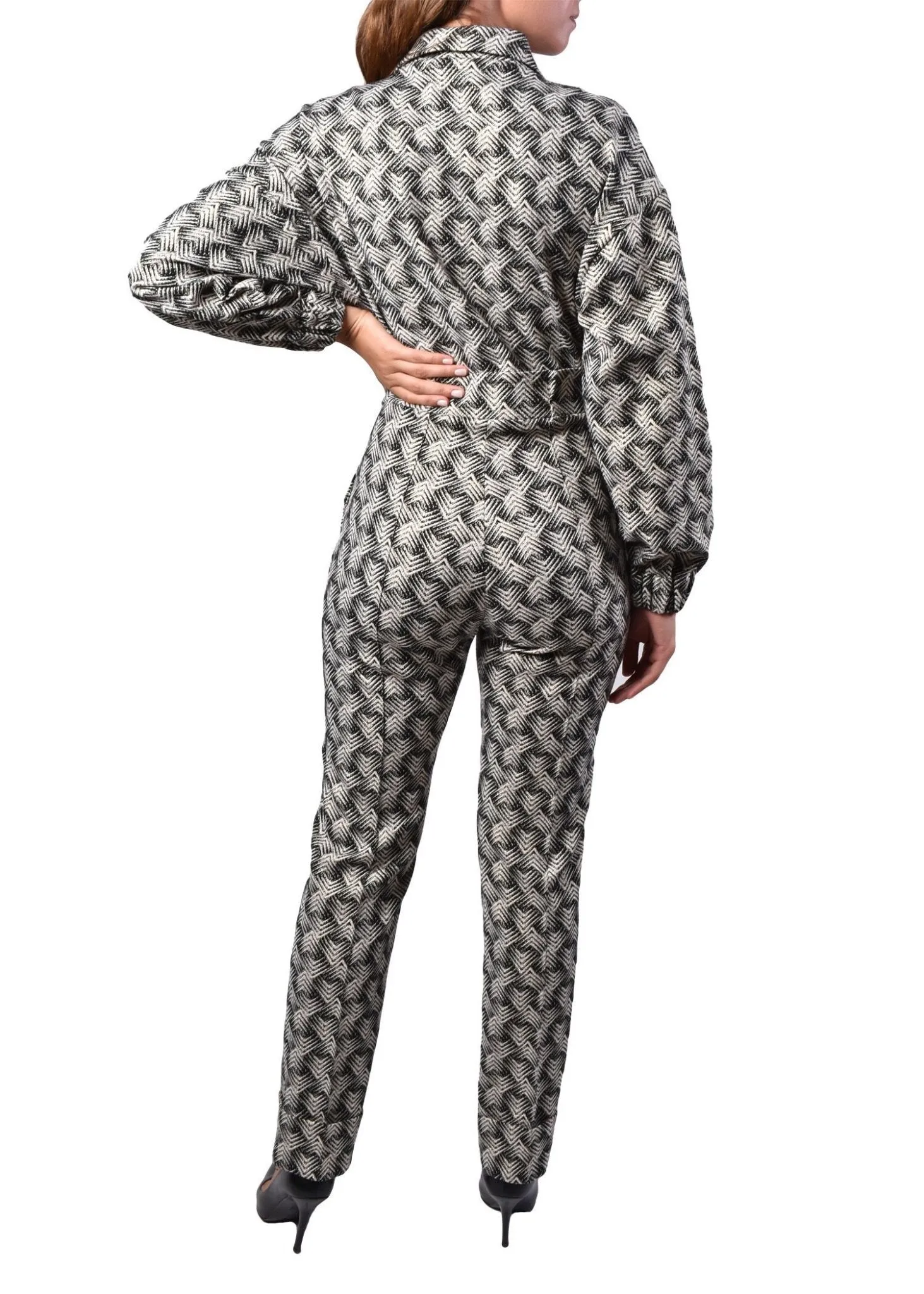 Jacquard Glitter Jumpsuit