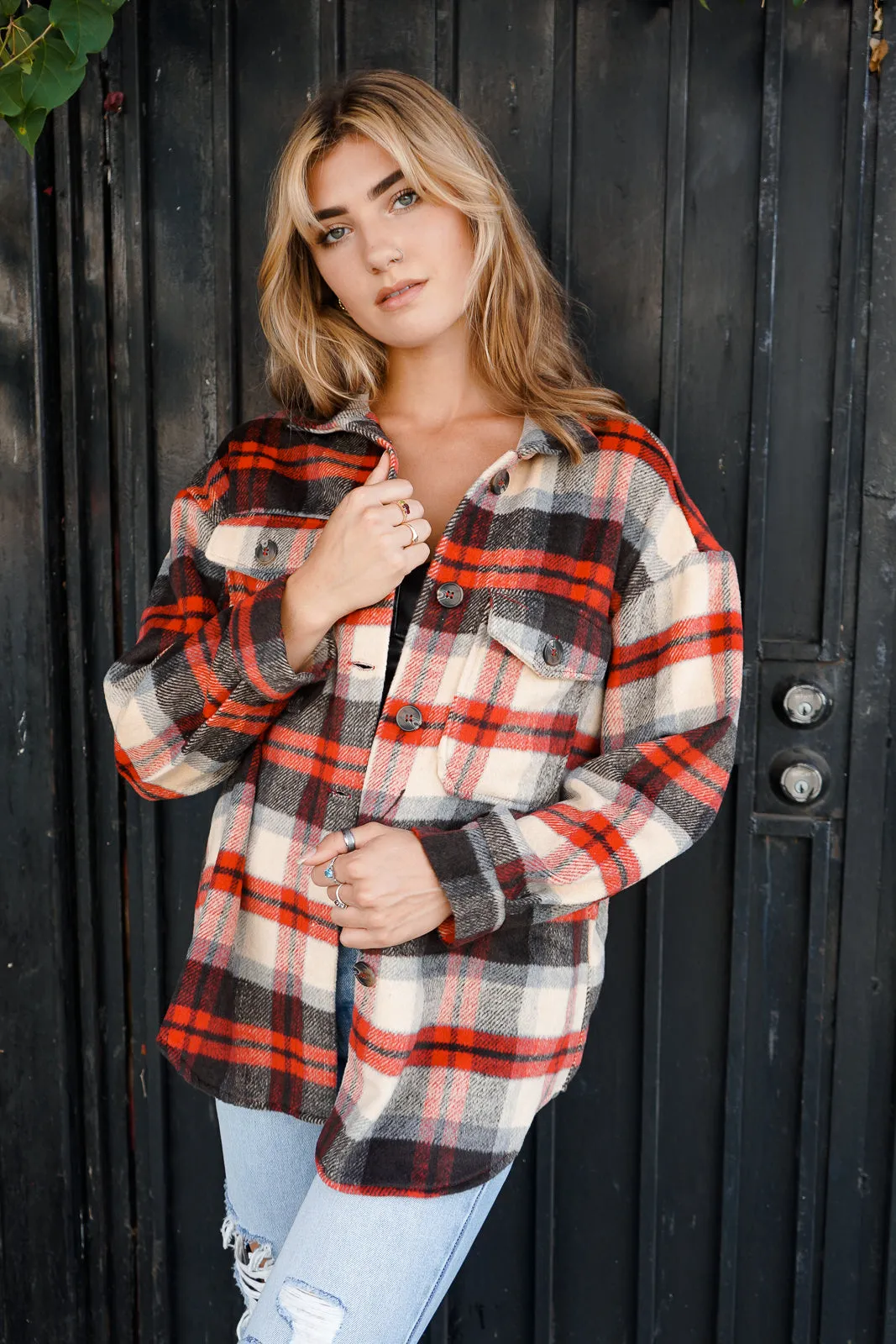 Jasmine Plaid Jacket