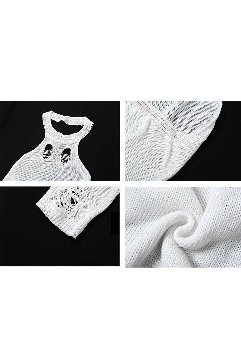 JD480 Crochet Halter Jumpsuits