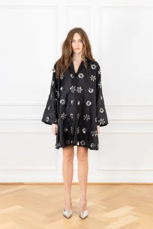 Jewel Burst Mini Dress Coat