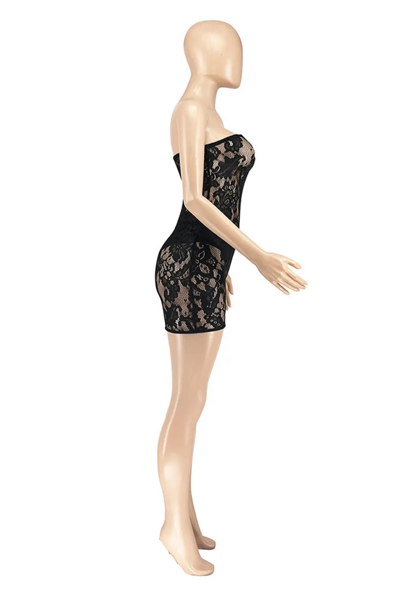 JM0114 Strapless Lace Rompers