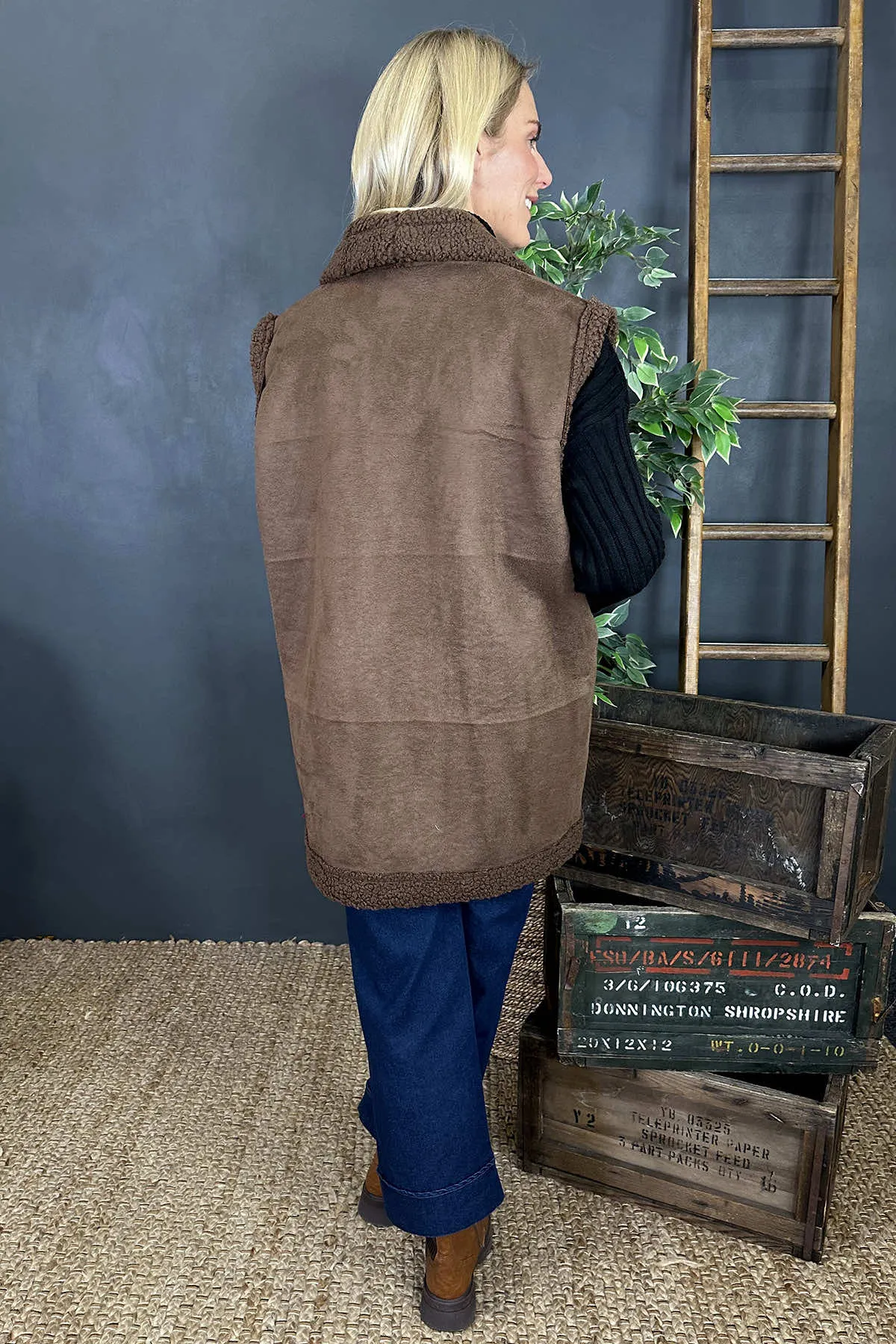 Jolanda Gilet Cocoa