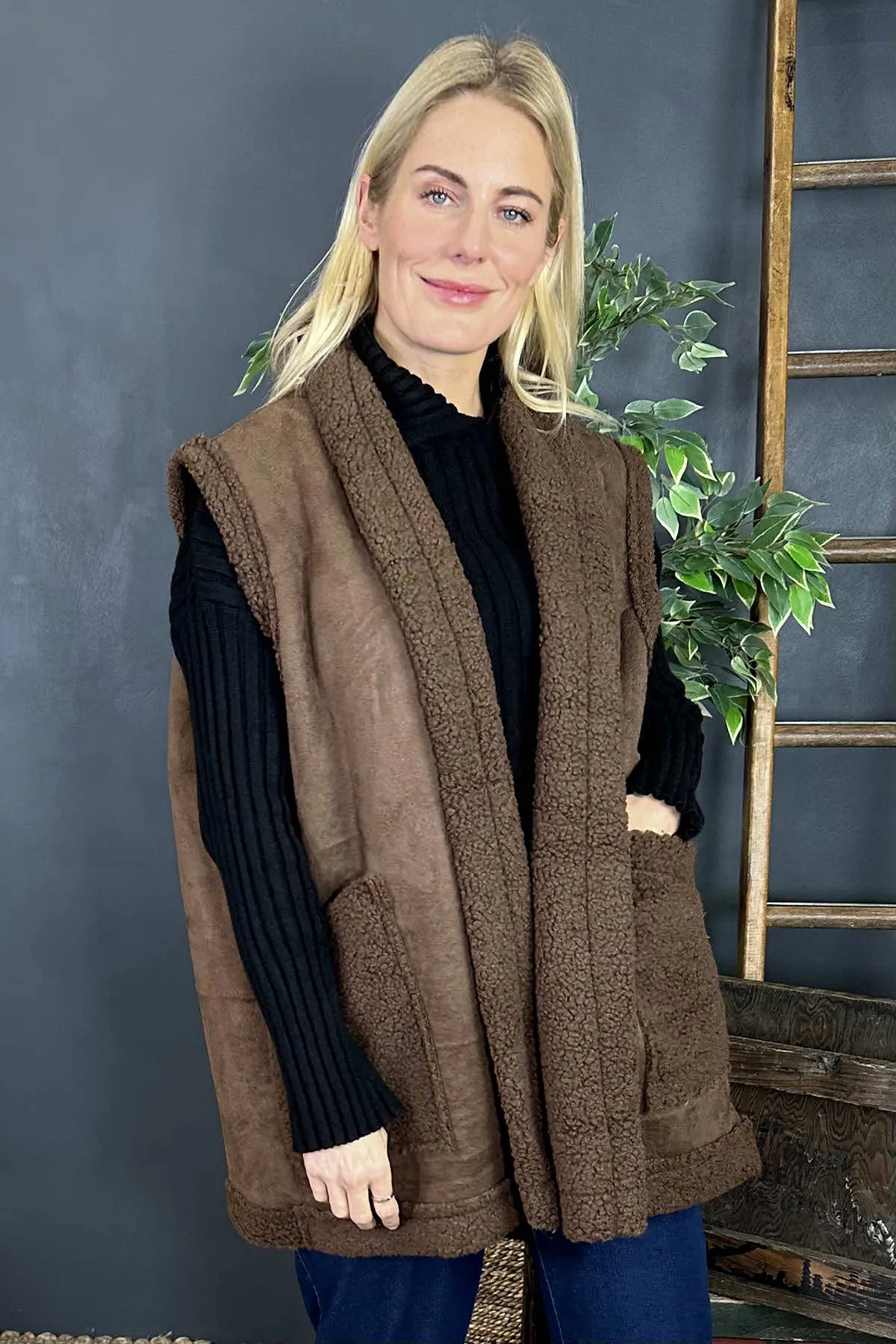 Jolanda Gilet Cocoa