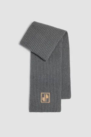 JP scarf in sustainable wool and cashmere