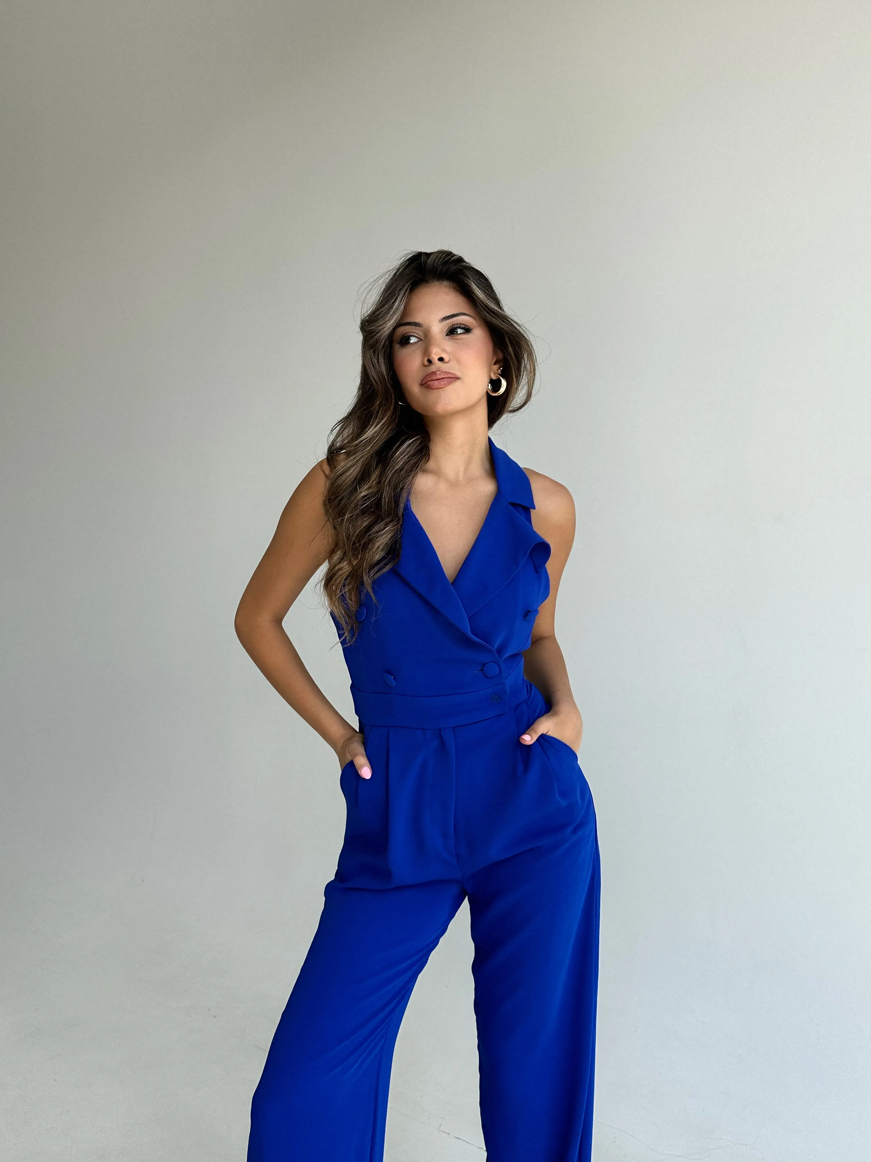 Jumpsuit with buttons
