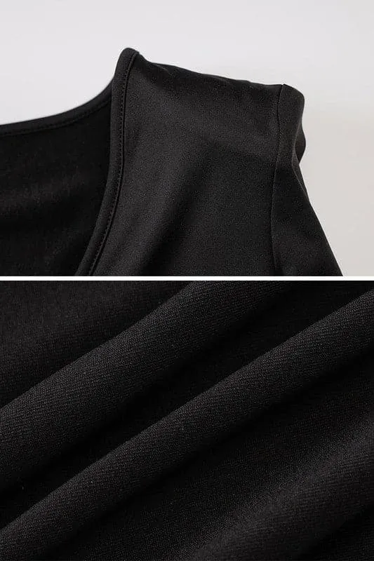 JX940 Deep V Neck Slim Fit Jumpsuit