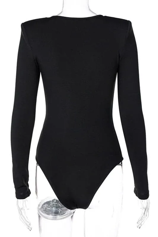 JX940 Deep V Neck Slim Fit Jumpsuit