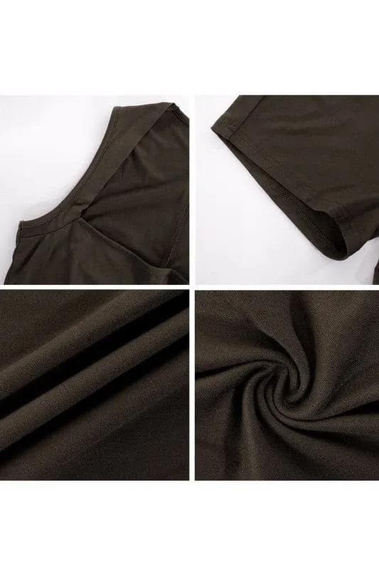 JZ463 Sleeveless Workout Rompers