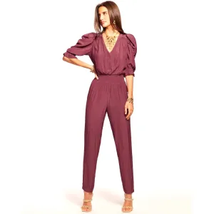 Kylie Jumpsuit Burgundy