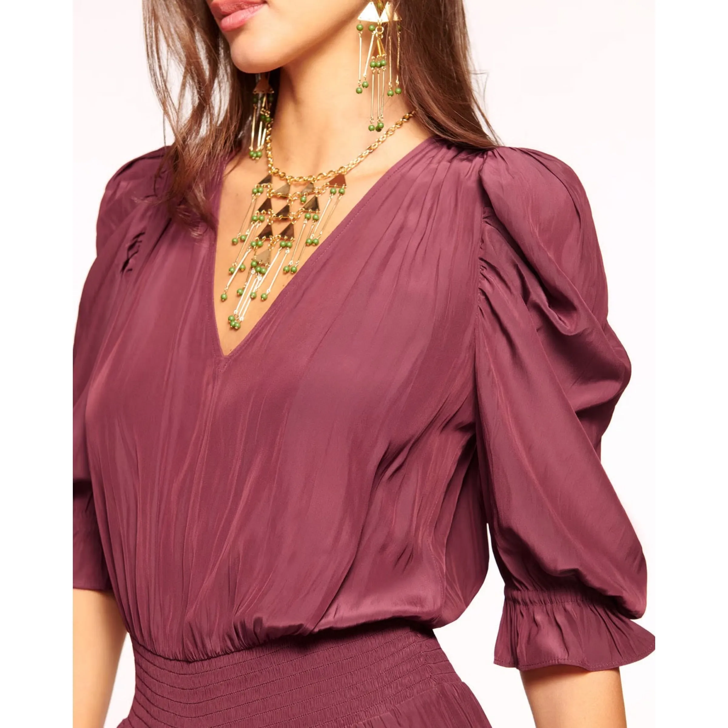 Kylie Jumpsuit Burgundy