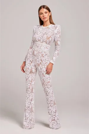 Kyra | Midnight Lace Elegance Jumpsuit