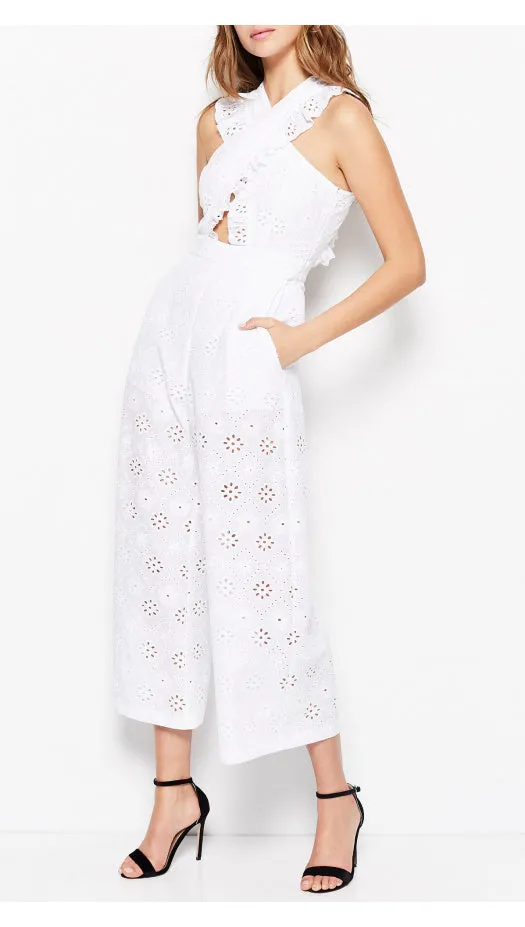 Limonada Jumpsuit- White