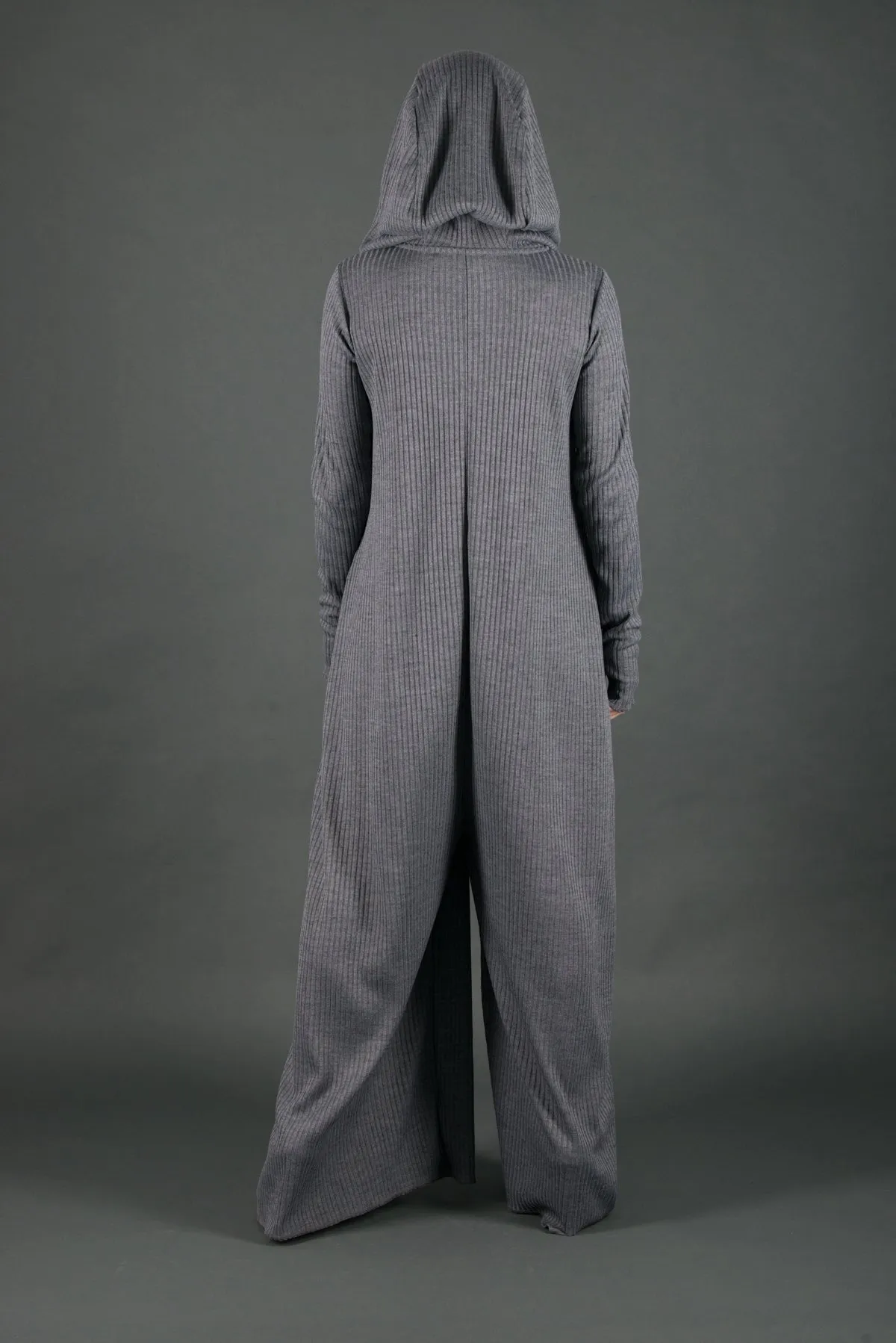LINA Wool Hooded Jumpsuit