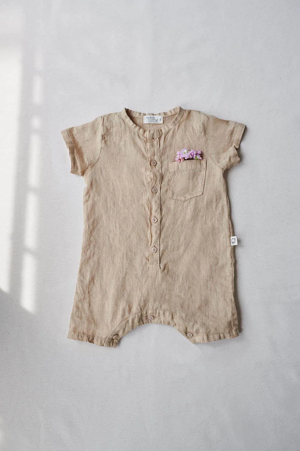 Linen Baby Jumpsuit