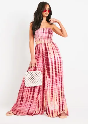 Lizzie Multi Tie Dye Printed Jumpsuit