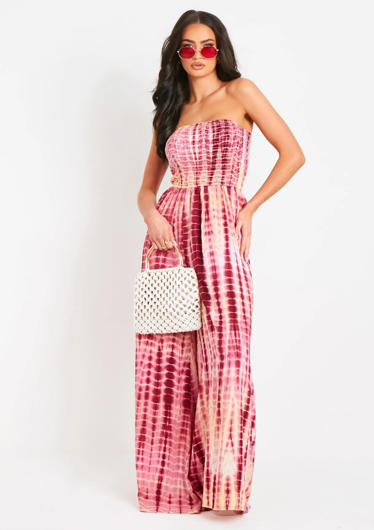 Lizzie Multi Tie Dye Printed Jumpsuit