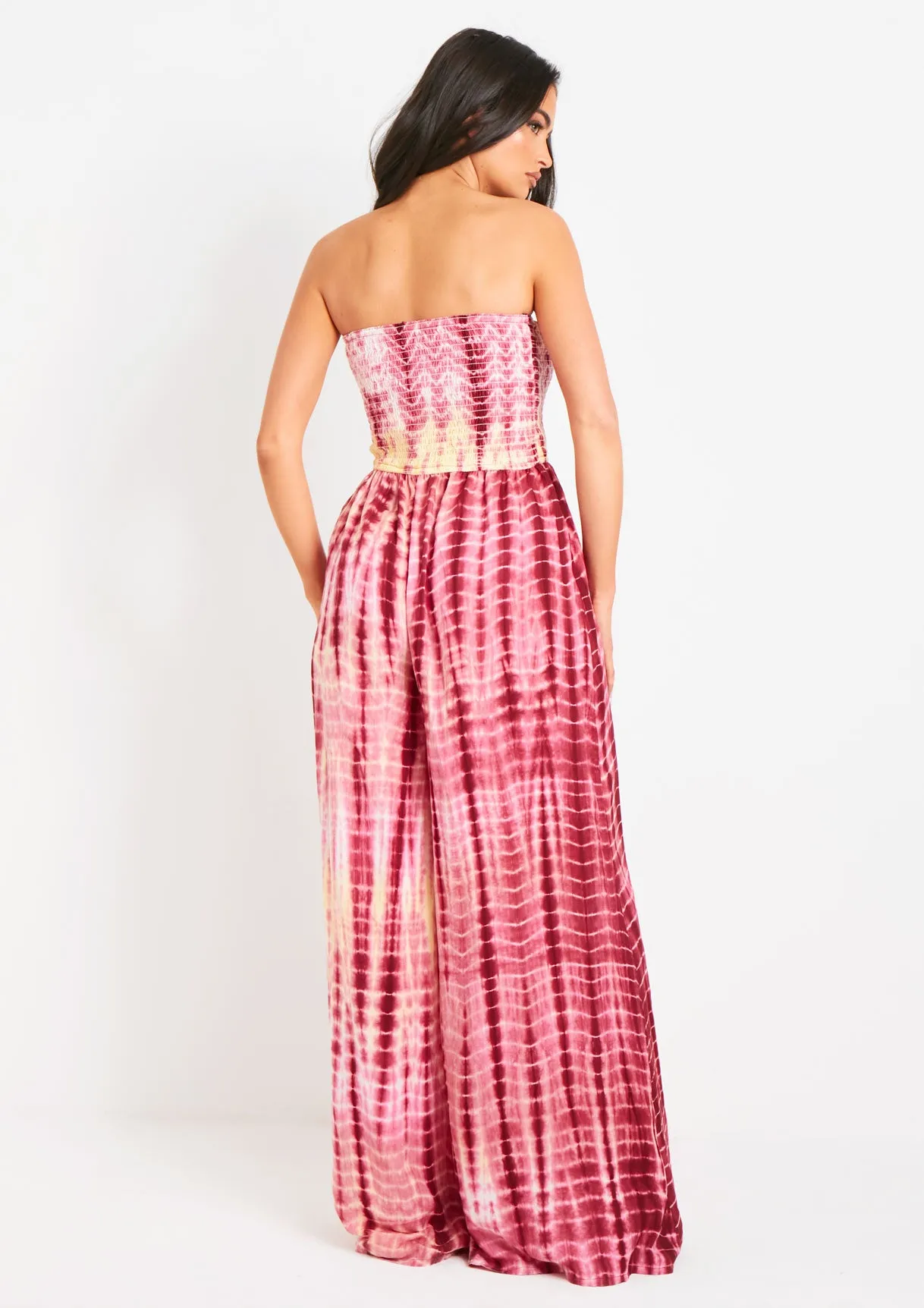 Lizzie Multi Tie Dye Printed Jumpsuit