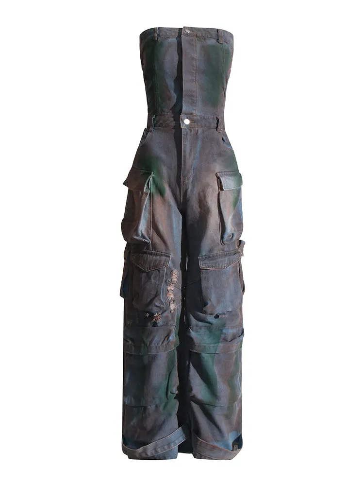 Malika Cargo Jumpsuit