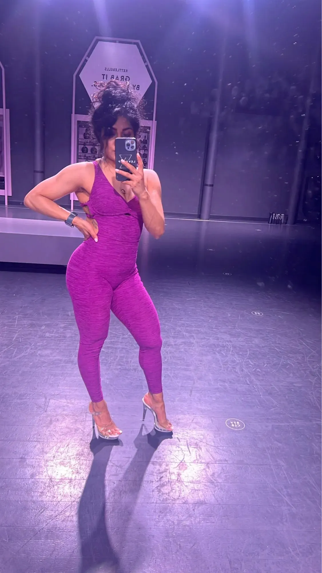 MB FASHION SEXY CROSS BACKLESS YOGA JUMPSUIT 1320LY