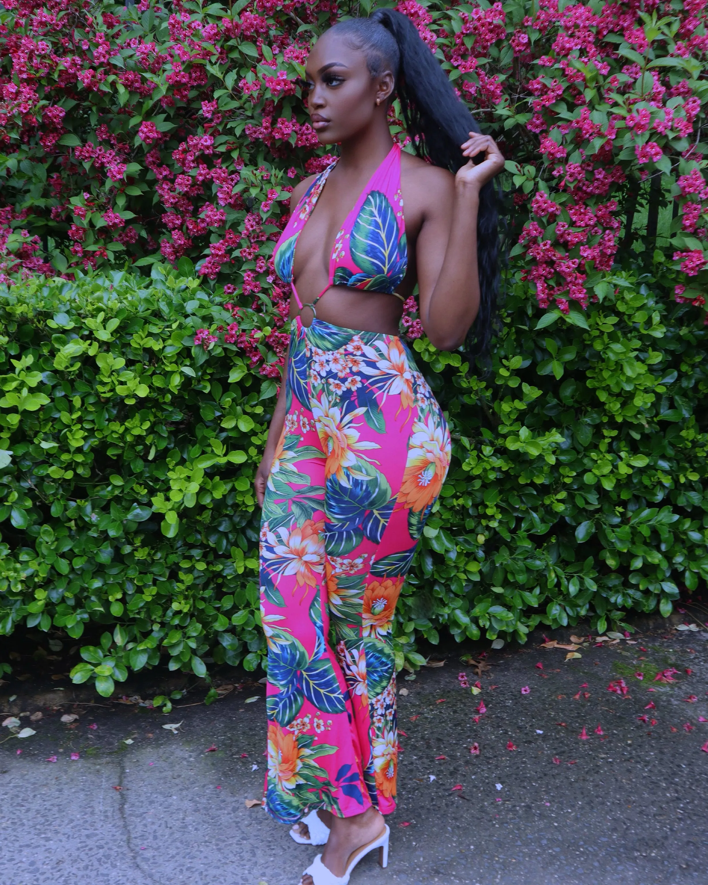 Megan Floral Jumpsuit