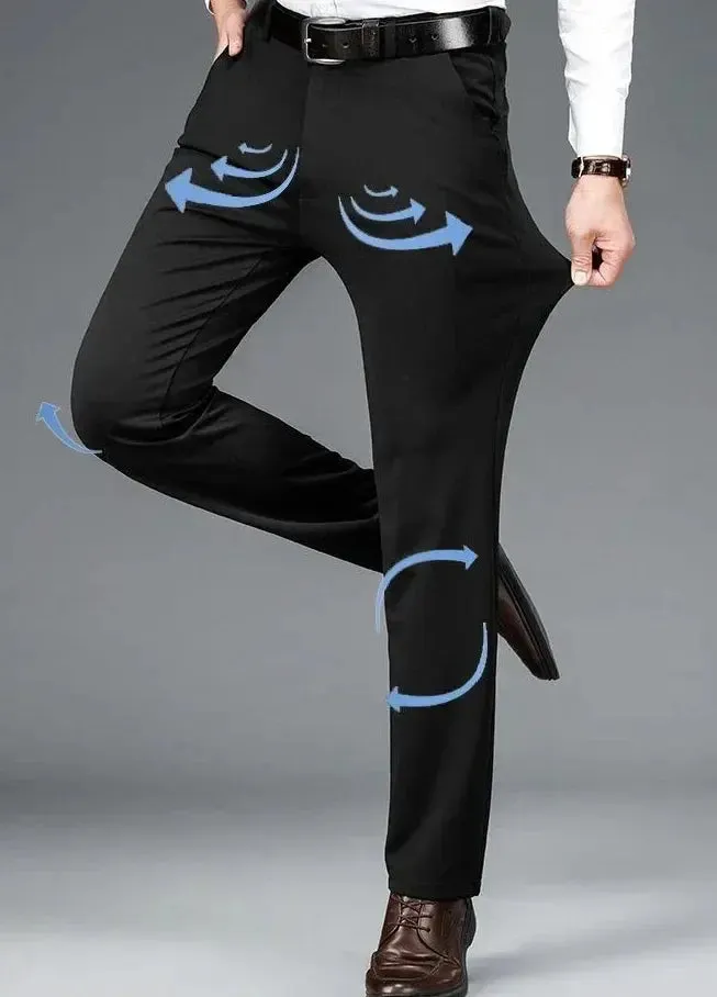 Men's Fall Straight Pants w/ High Waist