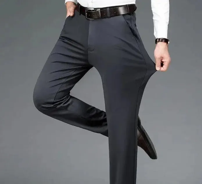Men's Fall Straight Pants w/ High Waist