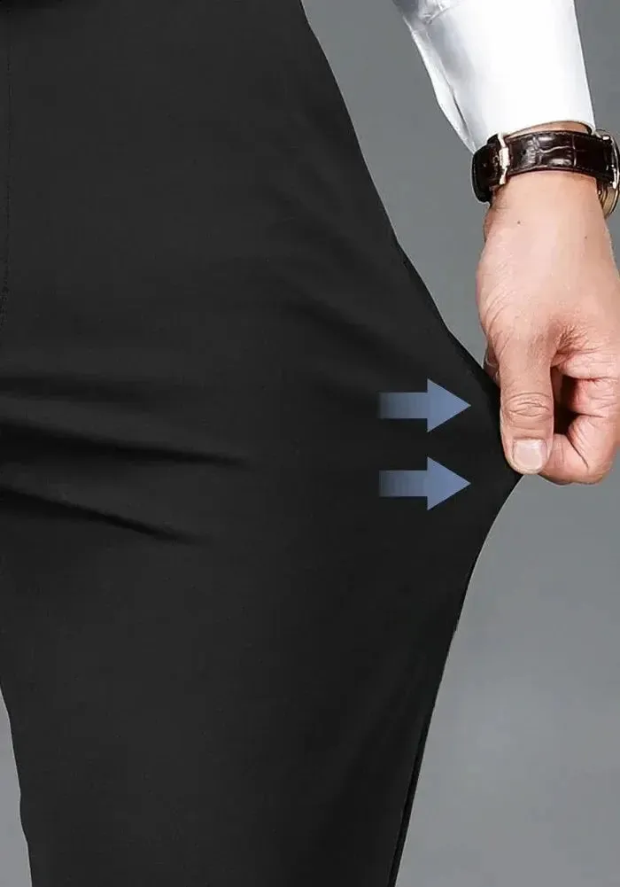 Men's Fall Straight Pants w/ High Waist