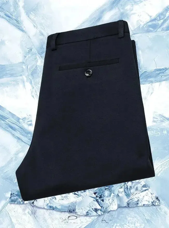 Men's Fall Straight Pants w/ High Waist