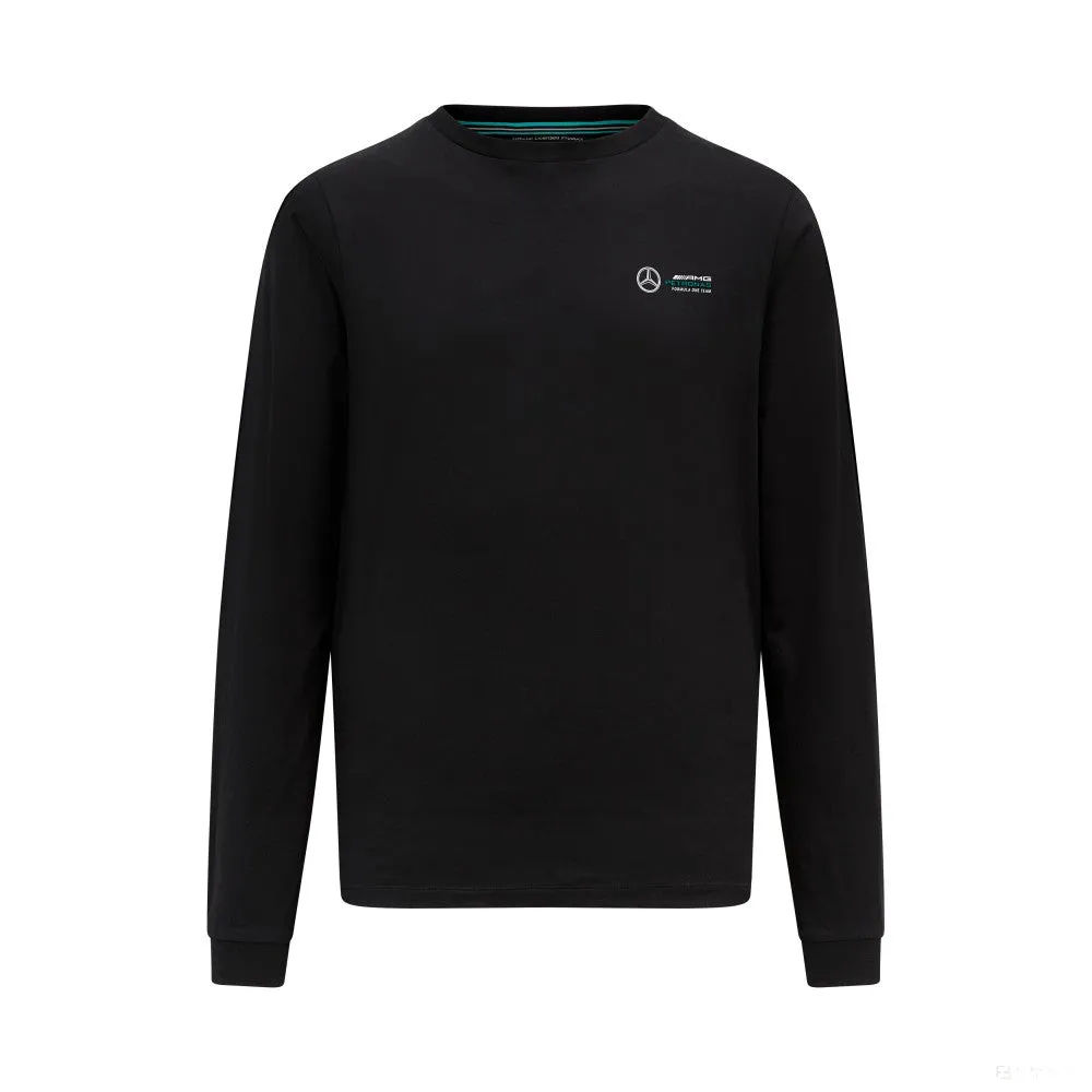 Mercedes Mens Long Slevee Tee, Black