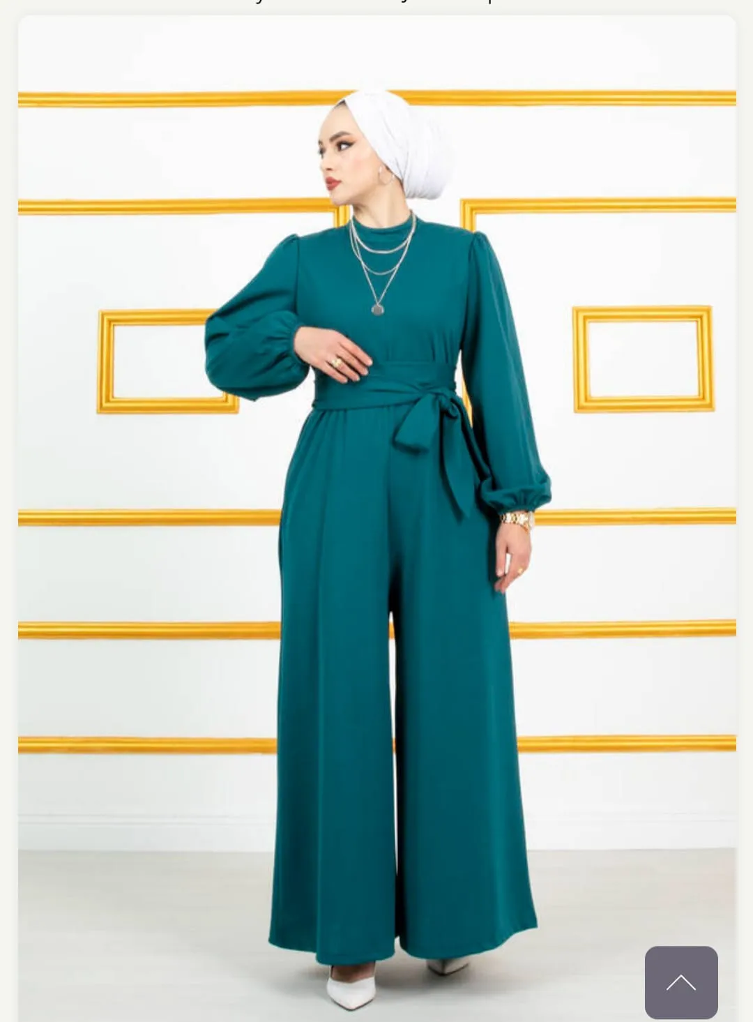 Moda Pery Turkish Women's Scuba Jumpsuit - 10765 Green