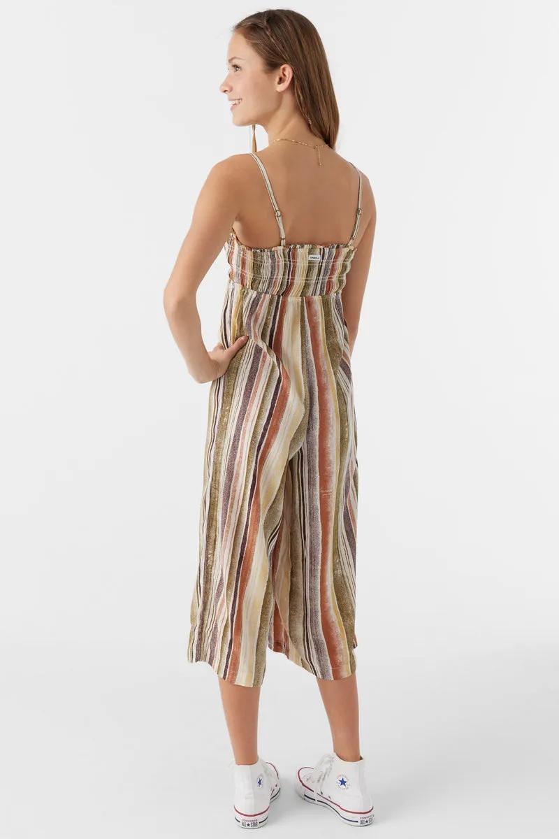 O'Neill Margie Striped Overalls