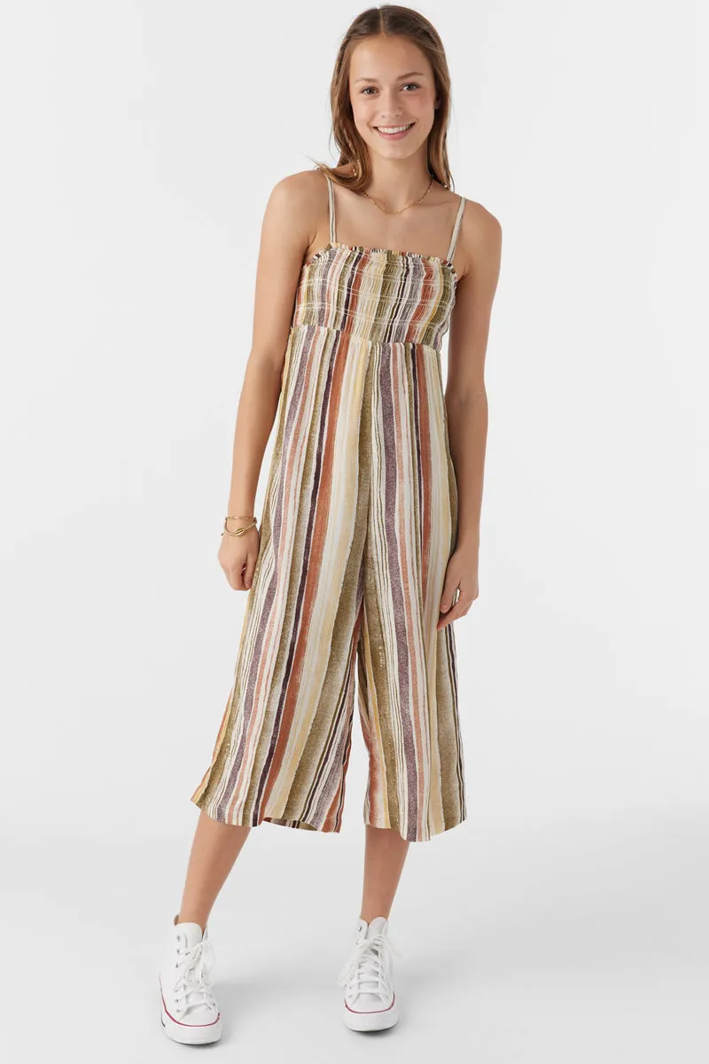 O'Neill Margie Striped Overalls