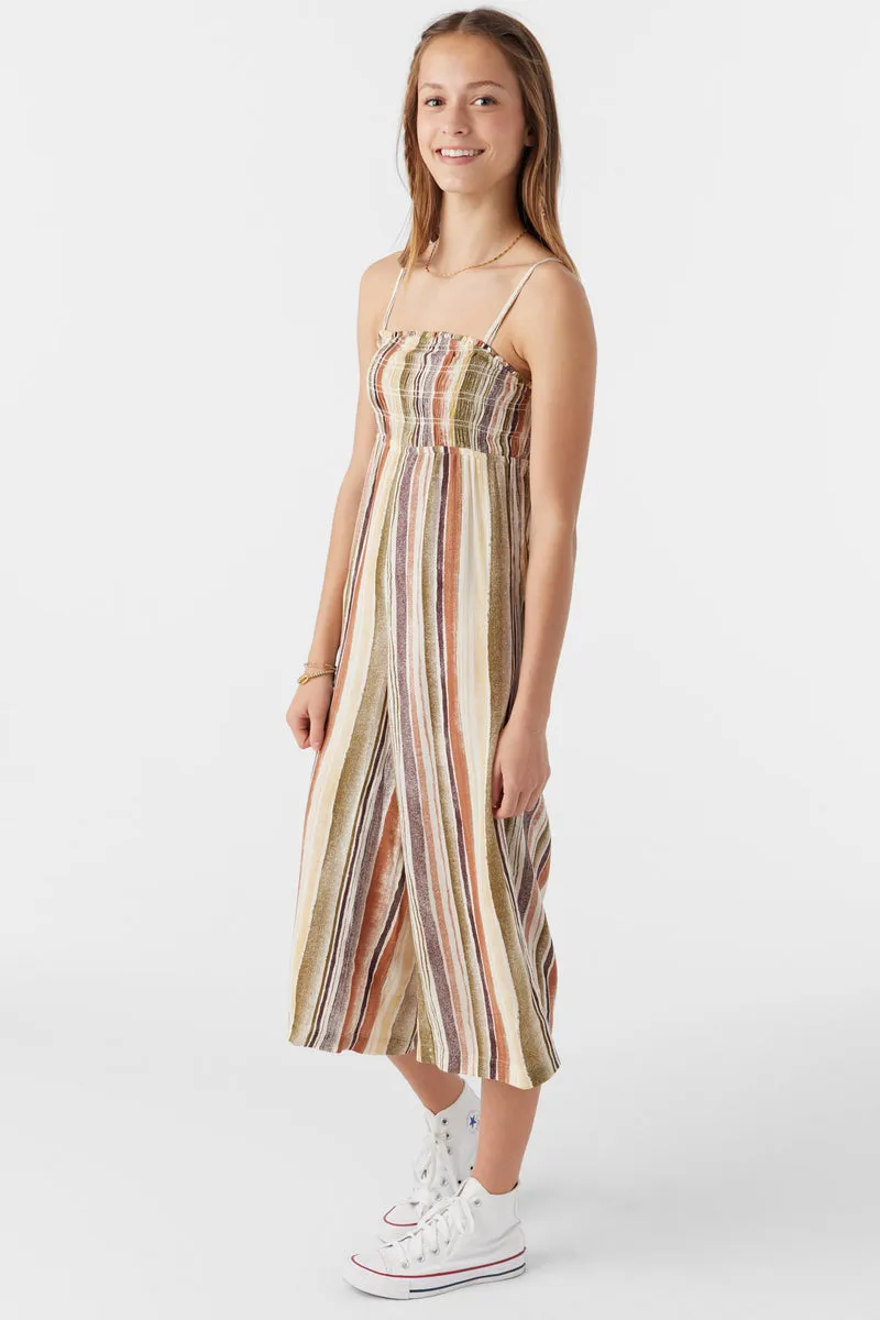 O'Neill Margie Striped Overalls