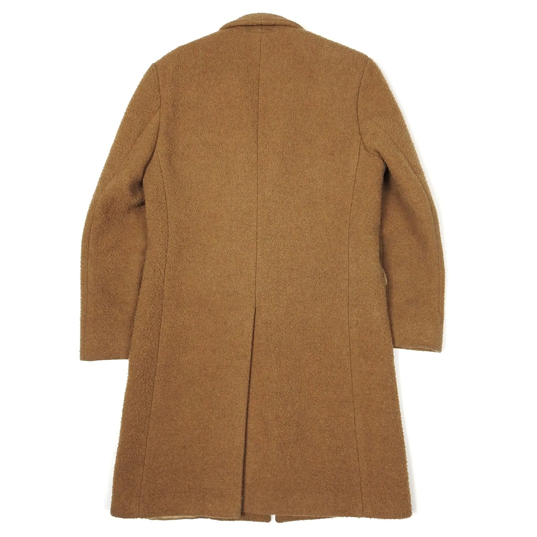 Our Legacy 1980-81 Ruffled Camel Overcoat Size 46