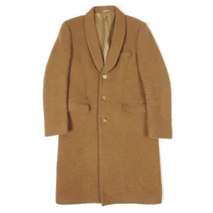 Our Legacy 1980-81 Ruffled Camel Overcoat Size 46