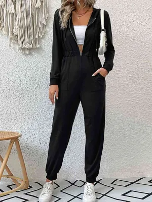 Out For a Run Long Sleeve Jogger Jumpsuit