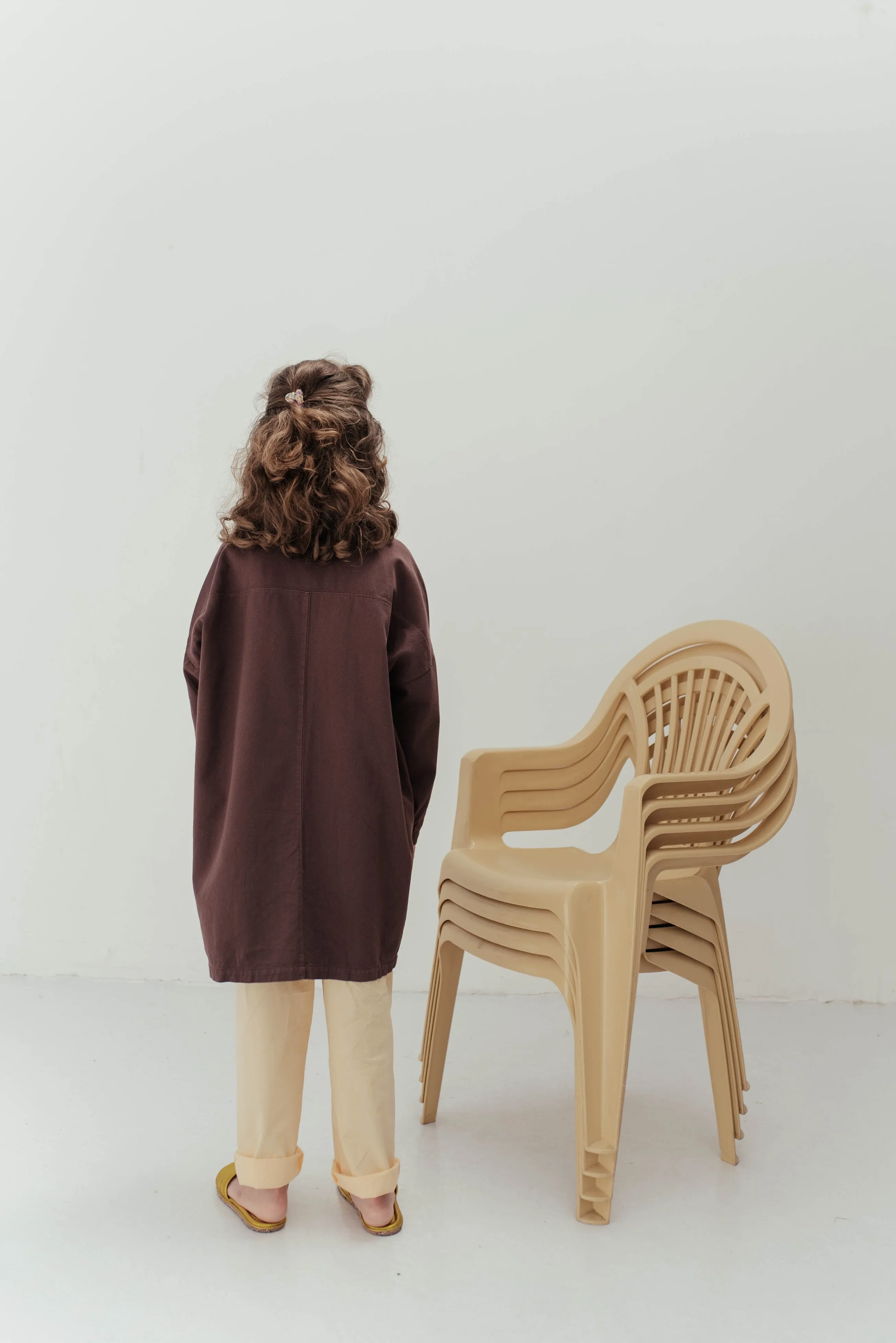 Overcoat Eggplant Brown