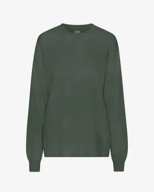Oversized Organic LS T-shirt - Midnight Forest