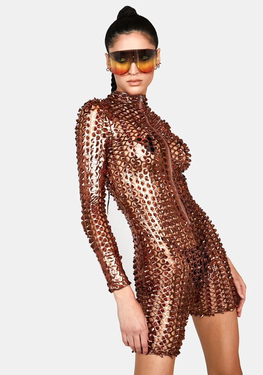 Penny Love So Lucky Fishnet Romper