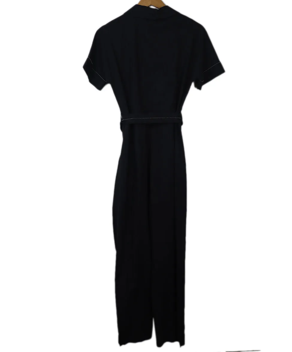 Peserico Navy Cotton Jumpsuit sz 6