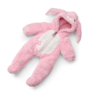 Playful Pink Bunny One-Piece Outfit for Bitty Baby® Dolls