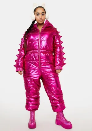 Plus Dino Mighty Metallic Snowsuit
